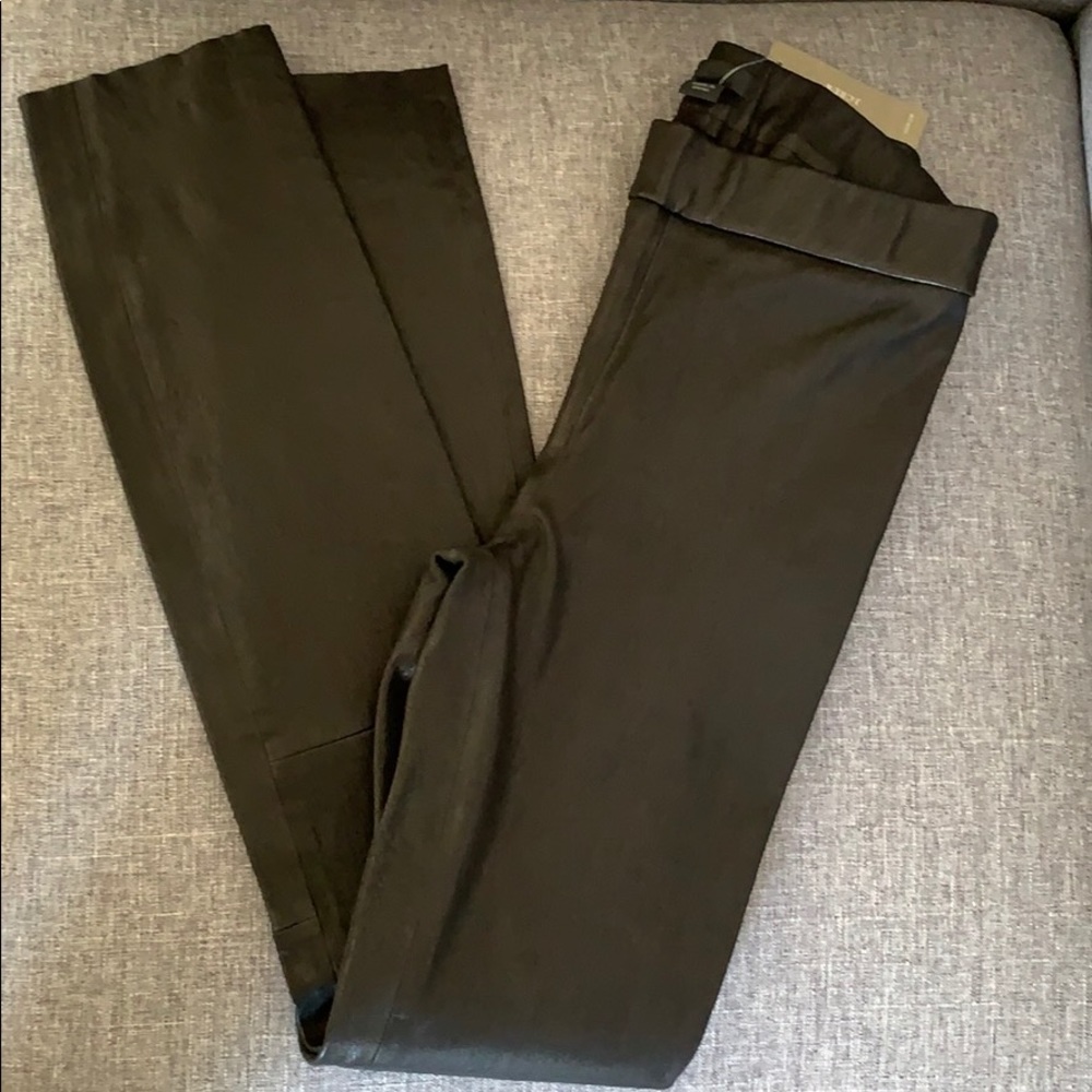J.Crew Collection Black Leather Leggings